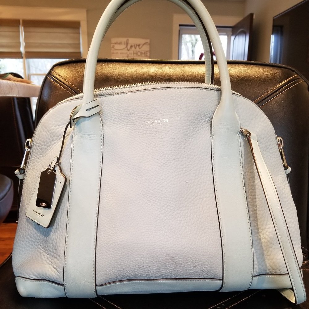 Coach Bleecker Pebbled Leather Satchel Bag M1382-30144